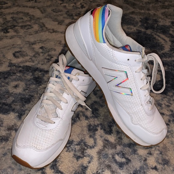 Mens Rare LGBTQ Holographic Trimmed Sneakers - Picture 3 of 10